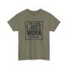 Unisex t-shirt from Twisted Angell with the sarcastic phrase “I Don't Know I Just Work Here” printed on the front.