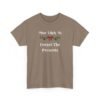 Unisex t-shirt from Twisted Angell with the sarcastic phrase “Most Likely To Forget The Presents” printed on the front.