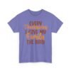 Unisex t-shirt from Twisted Angell with the sarcastic phrase “Every Thanksgiving I Give My Family The Bird” printed on the front.