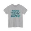 Unisex t-shirt from Twisted Angell with the sarcastic phrase “Proud Supporter of Snow Days!” printed on the front.