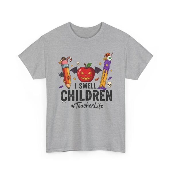 3295161043178221834_2048.jpeg Unisex t-shirt from Twisted Angell with the sarcastic phrase “I Smell Children #teacherlife” printed on the front.