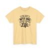 Unisex t-shirt from Twisted Angell with the sarcastic phrase “I'm Just WTF-ing My Way Through Life” printed on the front.