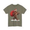 Unisex t-shirt from Twisted Angell with the sarcastic phrase “Holiday Bigfoot” printed on the front.