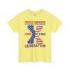 Sarcastic apparel design from Twisted Angell with the phrase “Generation X T-Shirt — "Proud Member of the F**k Your Feelings" Patriotic Tee (1965–1980)” printed on the front.
