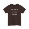 Unisex t-shirt from Twisted Angell with the sarcastic phrase “Most Likely To Ignore The Doorbell” printed on the front.