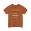 Unisex t-shirt from Twisted Angell with the sarcastic phrase “Most Likely To Forget Everybody's Names” printed on the front.