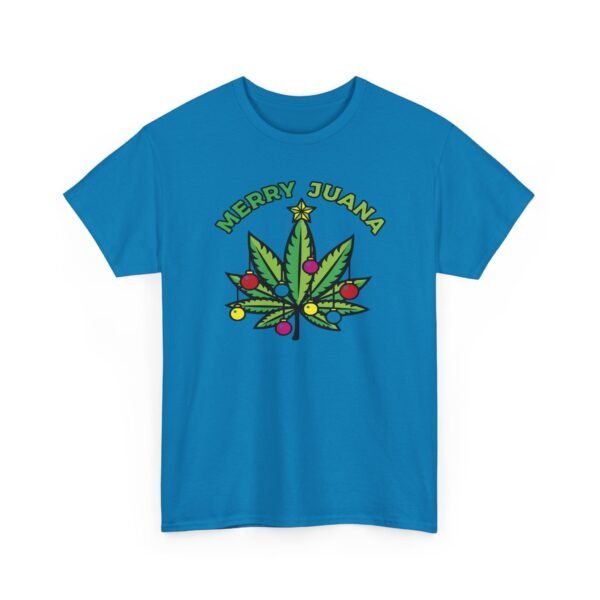 343284199353551875_2048.jpeg Unisex t-shirt from Twisted Angell with the sarcastic phrase “Merry Juana” printed on the front.