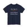 3433807048816358699_2048.jpeg Unisex t-shirt from Twisted Angell with the sarcastic phrase “Most Likely To Leave Without Helping Clean” printed on the front.