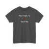 Unisex t-shirt from Twisted Angell with the sarcastic phrase “Most Likely To Say I Do” printed on the front.