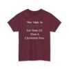 Unisex t-shirt from Twisted Angell with the sarcastic phrase “Most Likely To Get More Lit Than A Christmas Tree” printed on the front.