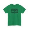 Unisex t-shirt from Twisted Angell with the sarcastic phrase “Old and Tired But Down to Day Drink” printed on the front.