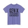 3568380778851114350_2048.jpeg Unisex t-shirt from Twisted Angell with the sarcastic phrase “Gen X: Lots of Memories, No Evidence” printed on the front.