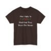 Unisex t-shirt from Twisted Angell with the sarcastic phrase “Most Likely To Find Out They Were The Meme” printed on the front.