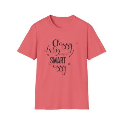 3695288222186283413_2048-2.jpeg Unisex t-shirt from Twisted Angell with the sarcastic phrase “Classy Sassy and a Bit Smart Assy” printed on the front.