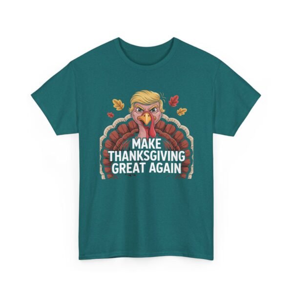 374224097103207205_2048-1.jpeg Unisex t-shirt from Twisted Angell with the sarcastic phrase “Make Thanksgiving Great Again” printed on the front.
