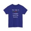 Unisex t-shirt from Twisted Angell with the sarcastic phrase “Most Likely To Complain About The Weather” printed on the front.