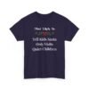 Unisex t-shirt from Twisted Angell with the sarcastic phrase “Most Likely To Tell Kids Santa Only Visits Quiet Children” printed on the front.