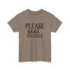 Unisex t-shirt from Twisted Angell with the sarcastic phrase “Please Seat Yourself” printed on the front.