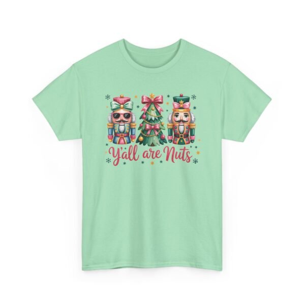 3903302942531400800_2048.jpeg Unisex t-shirt from Twisted Angell with the sarcastic phrase “Y'all are Nuts” printed on the front.