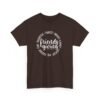 Unisex t-shirt from Twisted Angell with the sarcastic phrase “Friendsgiving” printed on the front.