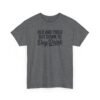 Unisex t-shirt from Twisted Angell with the sarcastic phrase “Old and Tired But Down to Day Drink” printed on the front.
