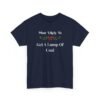 4078322543208215473_2048.jpeg Unisex t-shirt from Twisted Angell with the sarcastic phrase “Most Likely To Get A Lump Of Coal” printed on the front.