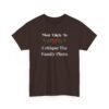4093045577562053422_2048.jpeg Unisex t-shirt from Twisted Angell with the sarcastic phrase “Most Likely To Critique The Family Photo” printed on the front.