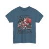 Unisex t-shirt from Twisted Angell with the sarcastic phrase “I Deliver All Night Long - Santa On Motorcycle” printed on the front.