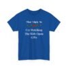 Unisex t-shirt from Twisted Angell with the sarcastic phrase “Most Likely To Cry Watching The Kids Open Gifts” printed on the front.