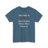 Unisex t-shirt from Twisted Angell with the sarcastic phrase “Most Likely To Have No Idea Where Their Phone Is” printed on the front.