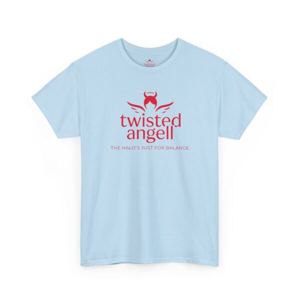 4528692489744071862_2048.jpeg Unisex t-shirt from Twisted Angell with the sarcastic phrase “Twisted Angell - Crimson” printed on the front.