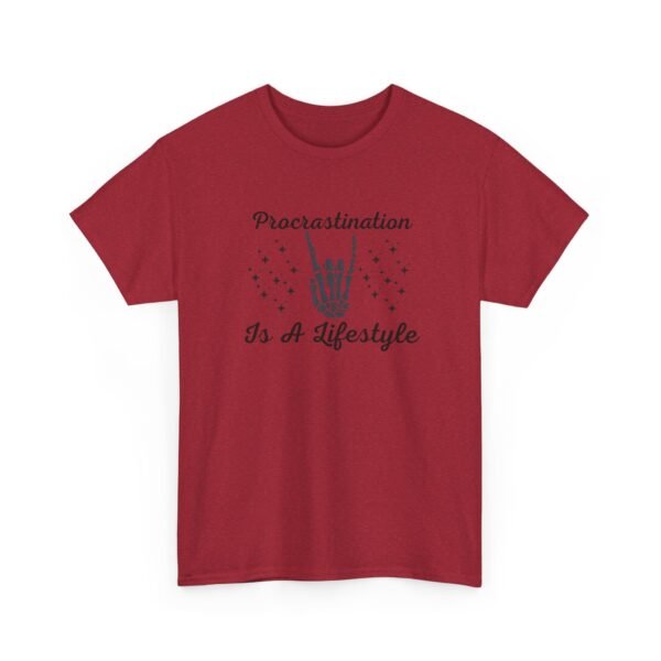 4657415135194113171_2048-1.jpeg Unisex t-shirt from Twisted Angell with the sarcastic phrase “Procrastination Is A Lifestyle” printed on the front.