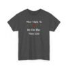 Unisex t-shirt from Twisted Angell with the sarcastic phrase “Most Likely To Be On The Nice List” printed on the front.