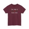 Unisex t-shirt from Twisted Angell with the sarcastic phrase “Most Likely To Deck A Hoe” printed on the front.