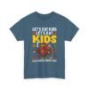 Unisex t-shirt from Twisted Angell with the sarcastic phrase “Let's Eat Kids - Let's Eat, Kids” printed on the front.