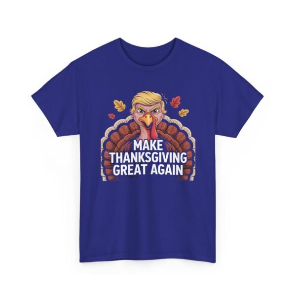 4765290234286259383_2048-1.jpeg Unisex t-shirt from Twisted Angell with the sarcastic phrase “Make Thanksgiving Great Again” printed on the front.