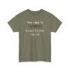 Unisex t-shirt from Twisted Angell with the sarcastic phrase “Most Likely To Forget To Hide The Elf” printed on the front.