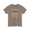 5001904153299892924_2048.jpeg Unisex t-shirt from Twisted Angell with the sarcastic phrase “Most Likely To Forget The Batteries For Every Toy” printed on the front.