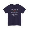 5094780886869202332_2048.jpeg Unisex t-shirt from Twisted Angell with the sarcastic phrase “Most Likely To Hide Snacks From Their Kids” printed on the front.