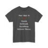 5119642000081447764_2048.jpeg Unisex t-shirt from Twisted Angell with the sarcastic phrase “Most Likely To Watch Hallmark Marathons Without Shame” printed on the front.