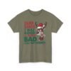 Unisex t-shirt from Twisted Angell with the sarcastic phrase “Dear Santa I Was Good at Being Bad” printed on the front.