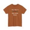 5146716380696060747_2048.jpeg Unisex t-shirt from Twisted Angell with the sarcastic phrase “Most Likely To Hide In His Room” printed on the front.