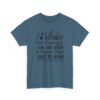 Unisex t-shirt from Twisted Angell with the sarcastic phrase “I'm Actually Not Funny, I Am Just Mean & People Think I Must Be Joking” printed on the front.