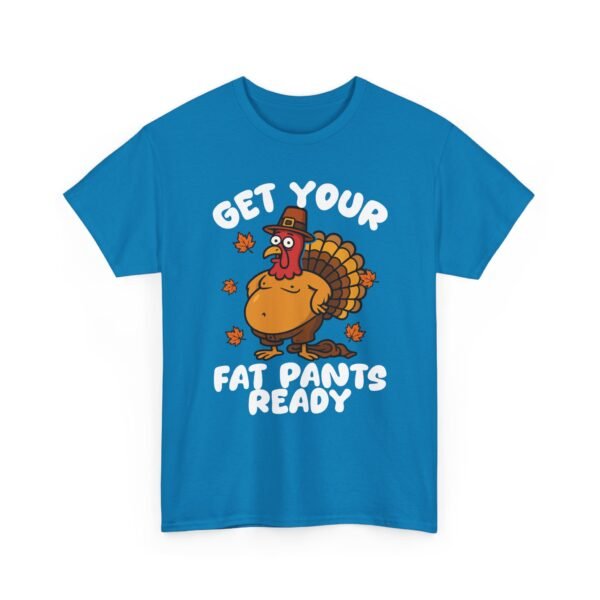 Unisex t-shirt from Twisted Angell with the sarcastic phrase “Get Your Fat Pants Ready” printed on the front.