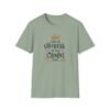 Unisex t-shirt from Twisted Angell with the sarcastic phrase “Chin Up Princess or the Crown Slips” printed on the front.