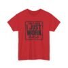 Unisex t-shirt from Twisted Angell with the sarcastic phrase “I Don't Know I Just Work Here” printed on the front.