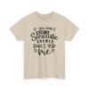 Unisex t-shirt from Twisted Angell with the sarcastic phrase “If You Don't Want A Sarcastic Answer, Don't Ask Me” printed on the front.