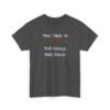 Unisex t-shirt from Twisted Angell with the sarcastic phrase “Most Likely To Fall Asleep Mid-Movie” printed on the front.