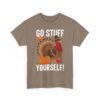 Unisex t-shirt from Twisted Angell with the sarcastic phrase “Go Stuff Yourself” printed on the front.