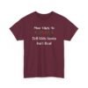 5397946745814970821_2048.jpeg Unisex t-shirt from Twisted Angell with the sarcastic phrase “Most Likely to Tell Kids Santa Isn't Real” printed on the front.